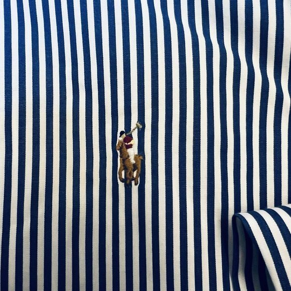Lot Of 2 Ralph Lauren Mens Shirt Medium Striped - Picture 12 of 16